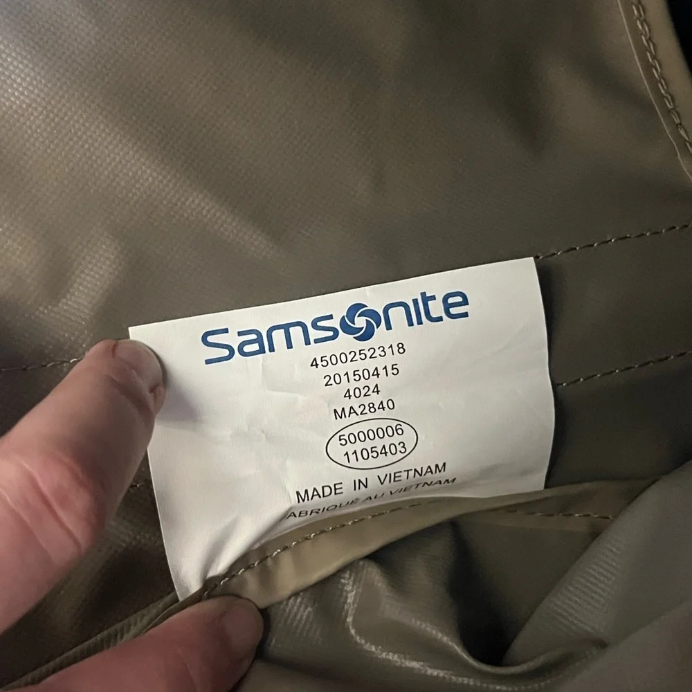 Samsonite Gray and Blue Travel Tote